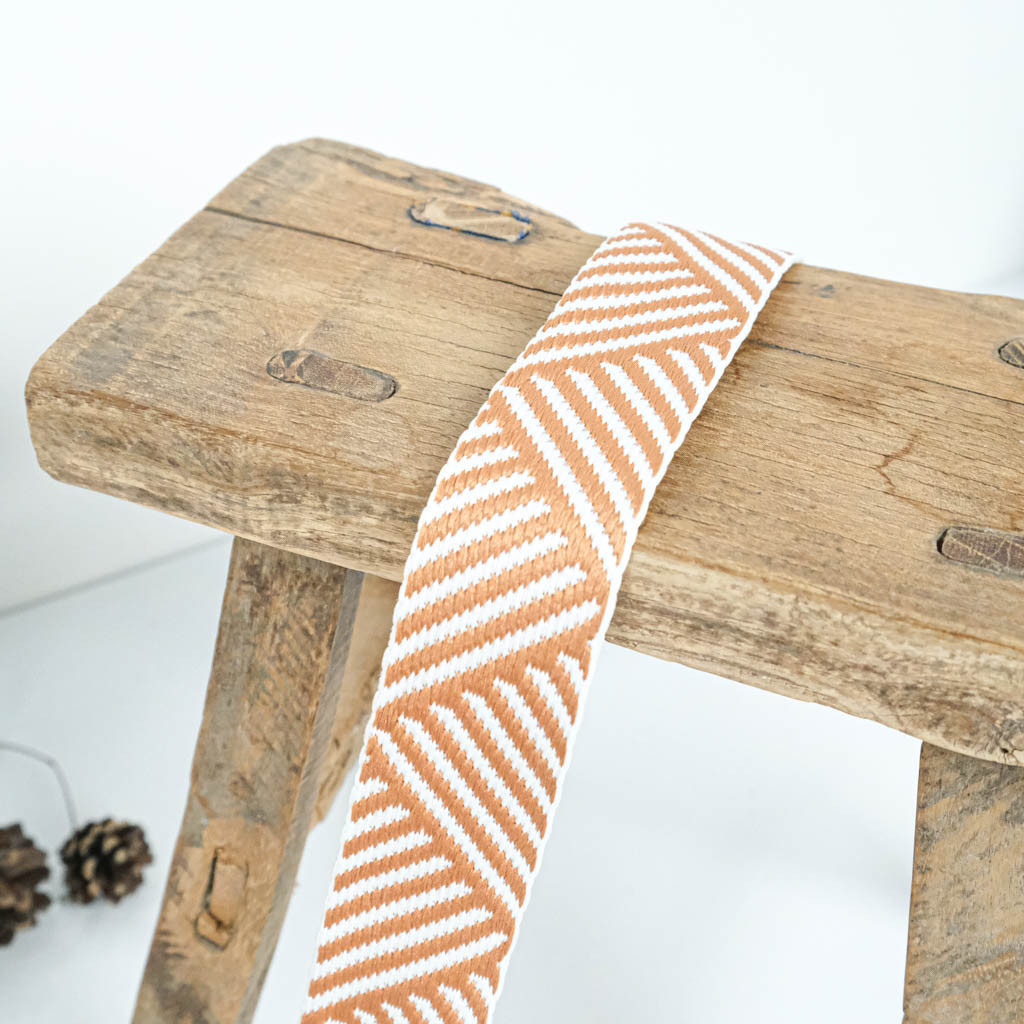 Brown Striped Triangle Strap - Maison Klem